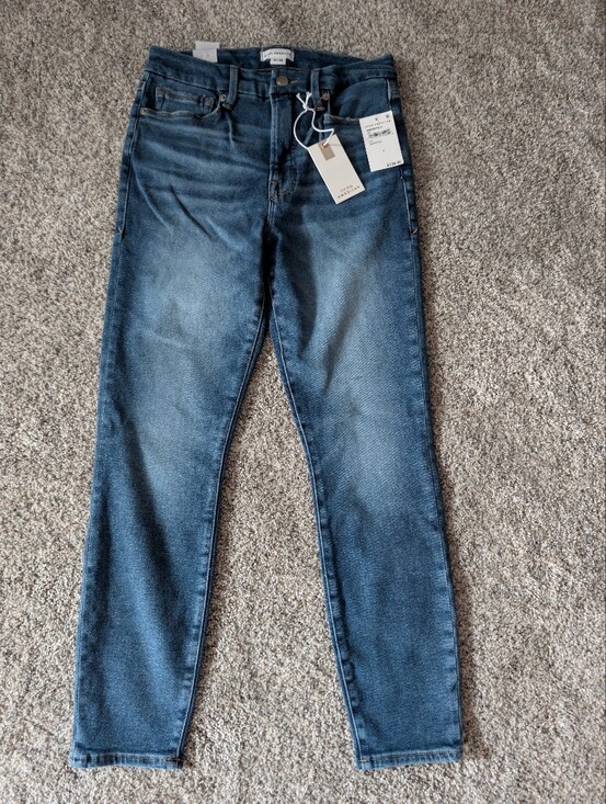Good American Denim - NWT Good American Good Waist Skinny Jeans High Rise Dark Wash Sz 6/28